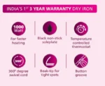 PHILIPS DURA EASE IRON