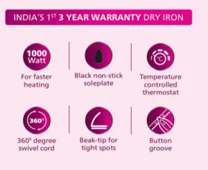 PHILIPS DURA EASE IRON