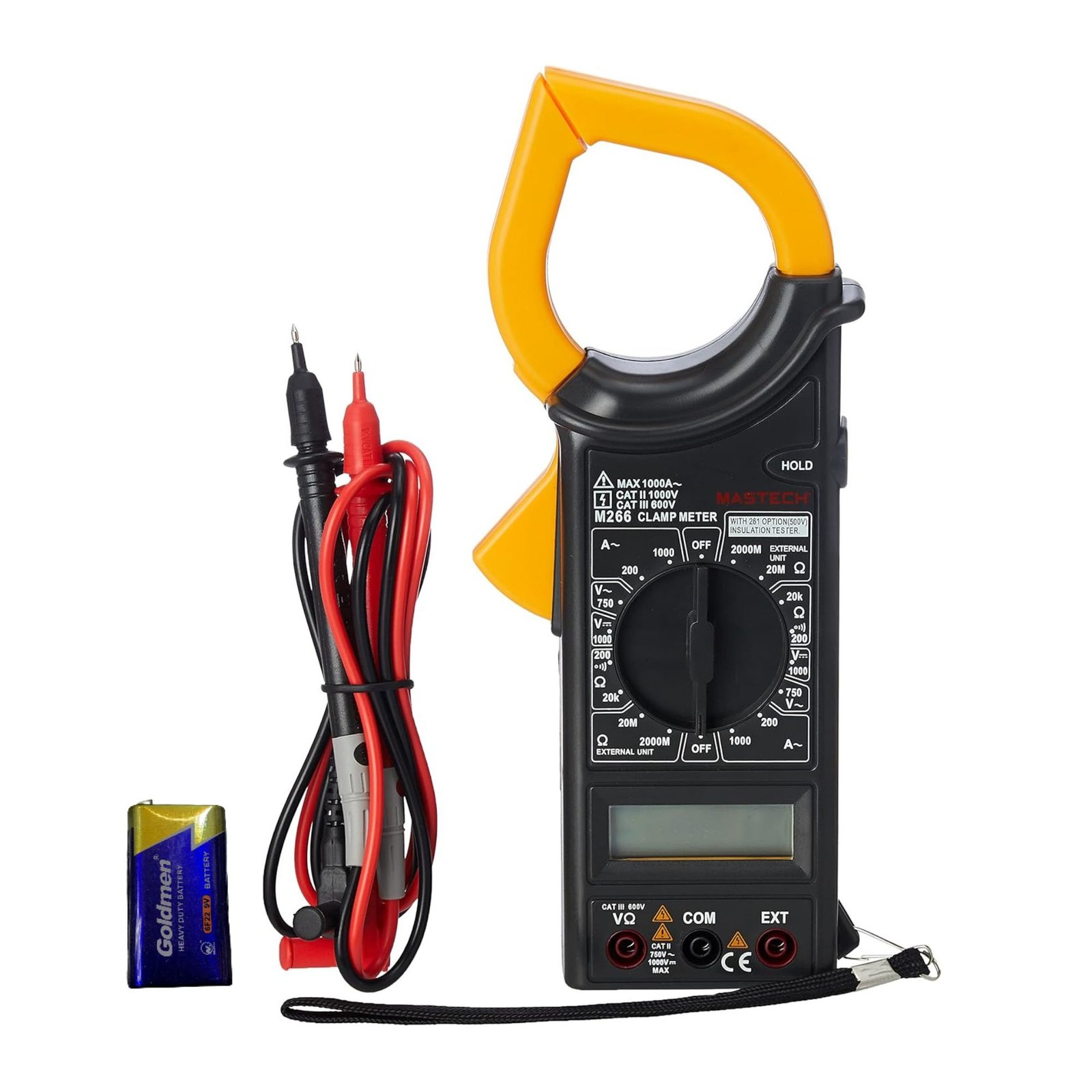 MASTECH M266 DIGITAL AC CLAMP METER CLIP-ON-METER