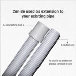 Waste Water Outlet Hose Pipe For Front Load Washing Machine 1.5 Meter Drain