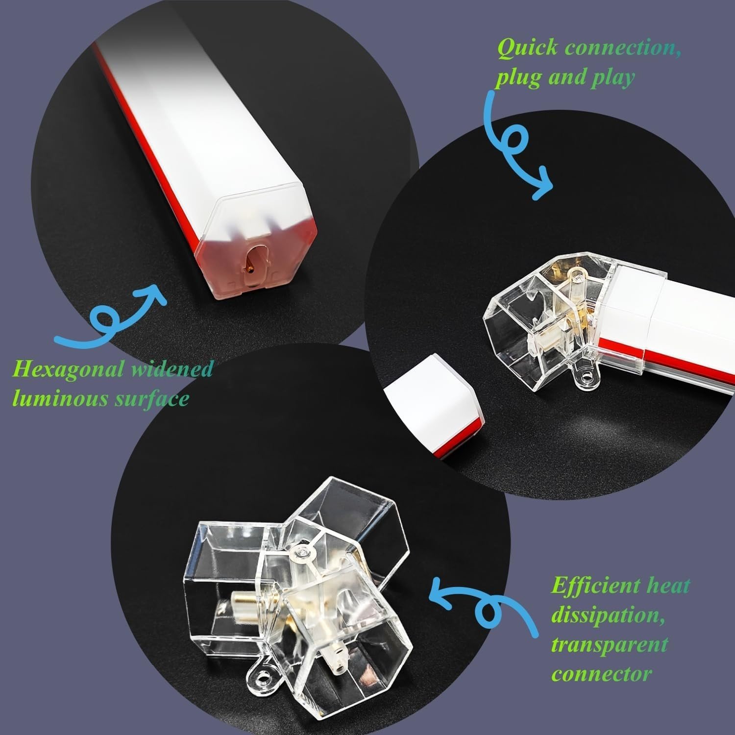 RGB LED HEXAGON LIGHT