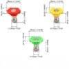 Turbo Spray for Pressure Washers 3.0 GPM Nozzle and 4 Tips Yard,