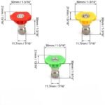 Turbo Spray for Pressure Washers 3.0 GPM Nozzle and 4 Tips Yard,