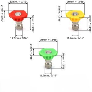 Turbo Spray for Pressure Washers 3.0 GPM Nozzle and 4 Tips Yard,