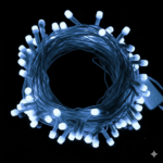 8mm ice-blue string light
