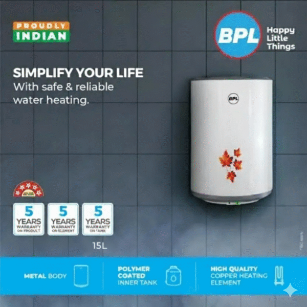 BPL 15L Storage Water Heater Geyser