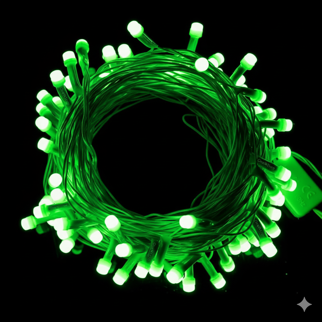 8mm Green string light