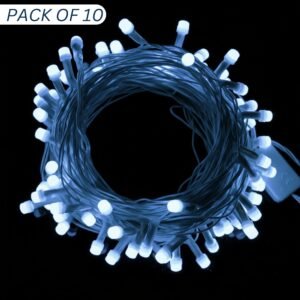 8mm ice-blue string light