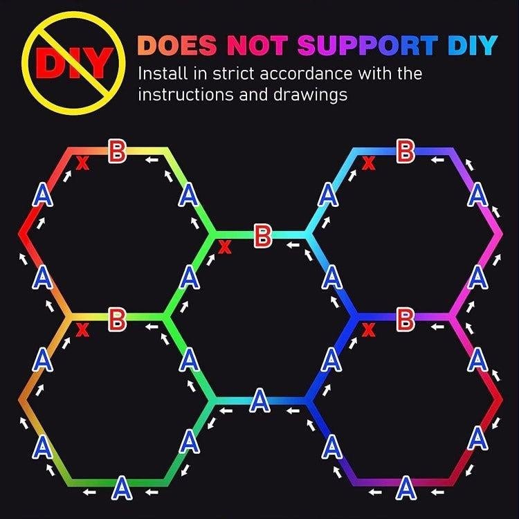 RGB LED HEXAGON LIGHT