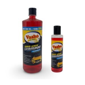 Car wash foam shampoo combo pack 200ML and 1100ML bottles – pH neutral, scratch-free shine