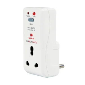 Havells Shocksafe 16 Amp 3 Pin Multi Plug (White)