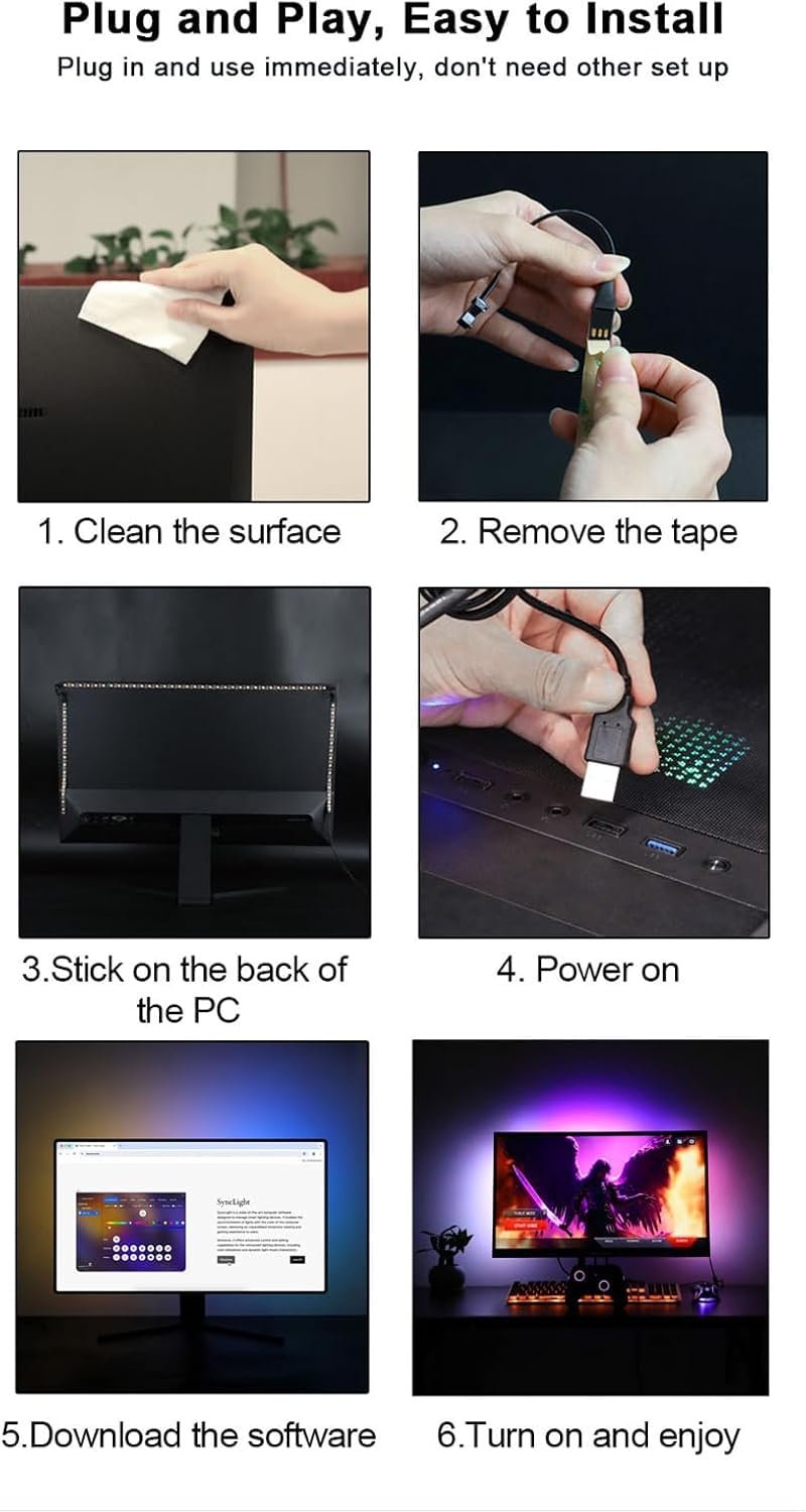 Gaming PC Strip Light