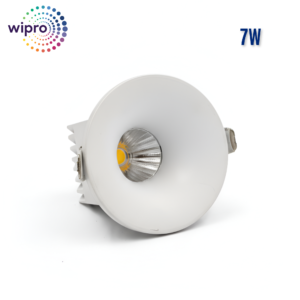 Wipro Alpha DecoTrim 7W LED COB Spotlight | Replaceable Trims | 4K