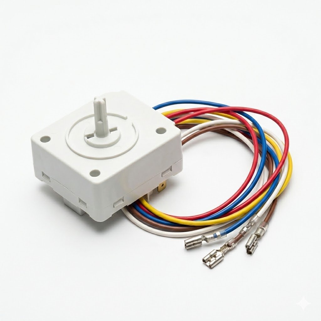 Washing Machine Wash Timer Compatible for Samsung. | Semi Automatic (DXT35 Min 4 Wire (White Wire Clip)