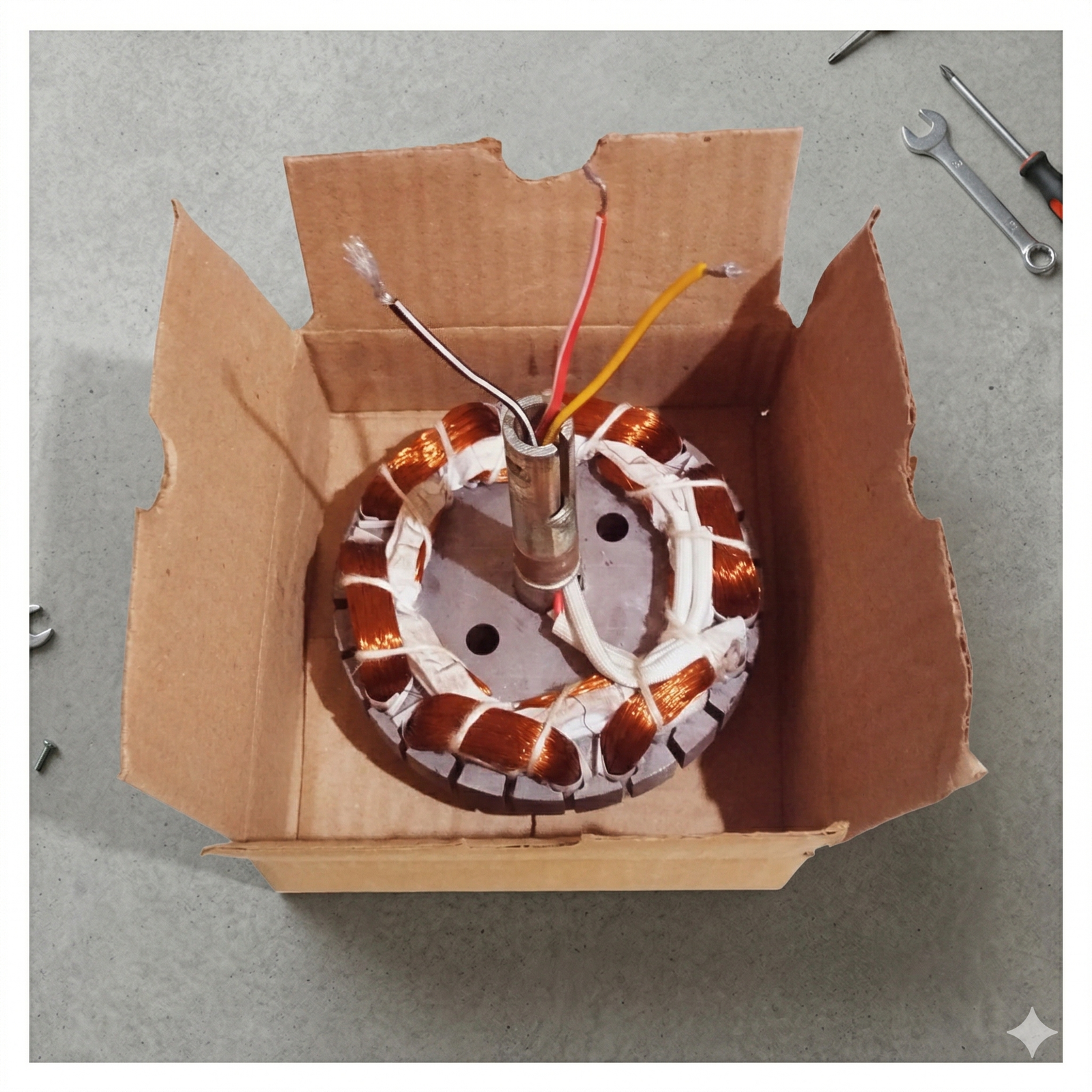 Ceiling Fan Stator Motor – 100% Pure Copper Winding - Ludhiana Spare Centre